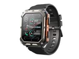 Relógio inteligente esportivo masculino C20pro com proteção IP68 à prova d'água e chamadas Bluetooth, bateria para bicicleta elétrica com duração de 35 dias.
