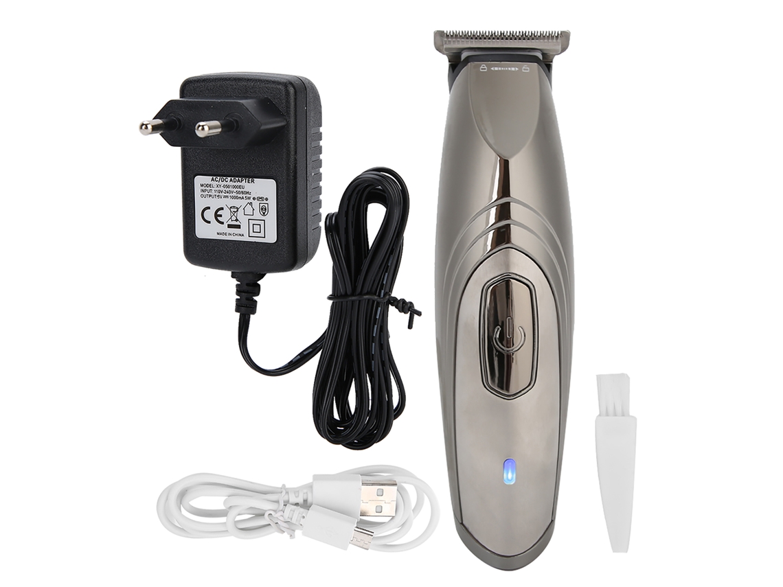 2026 cortadora de Cabelo Elétrica Recarregável Máquina de Corte Ferramenta de Estilo Prata 110‑240v