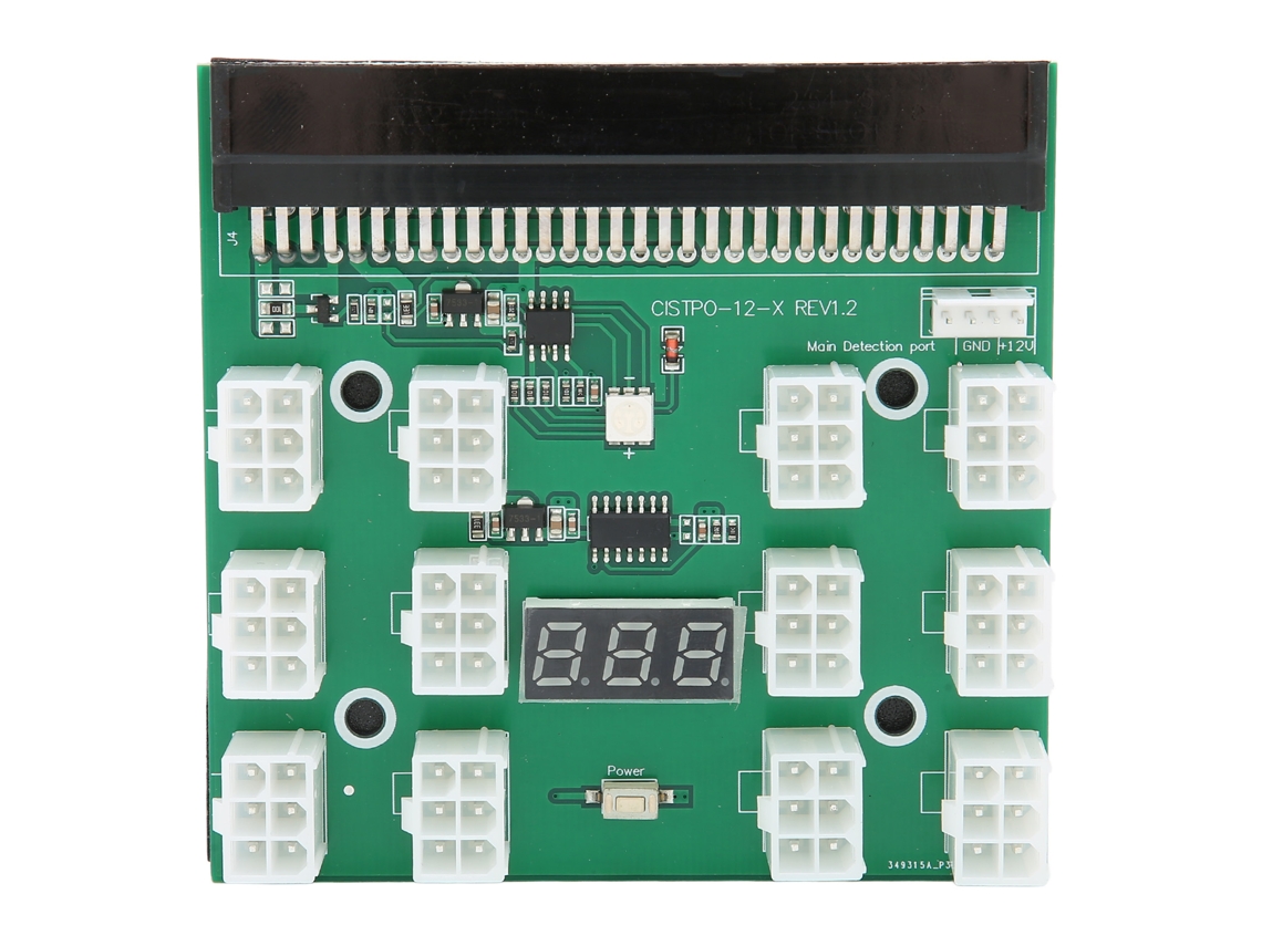 Placa De Distribuição De Energia Do Servidor (12 Portas, 1600w)
