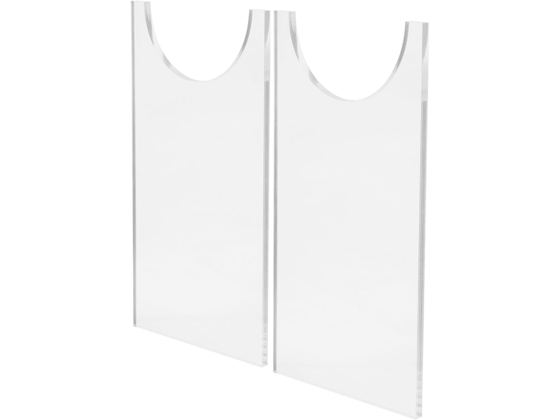 Conjunto De 2 Espaçadores De Parede Em Acrílico Transparente Para Sofá, Para Uso Sob O Bloco De Proteção.