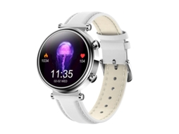 Smartwatch para mulheres atender/fazer chamadas Tecido Amoled 1,27 Rastreador de fitness Monitor de frequência cardíaca/teste de som Yizhood