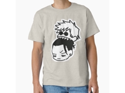 Tamanho: Camiseta Rockinstone com estampa de fã de arma amaldiçoada sem energia, mestre e poderoso feiticeiro.