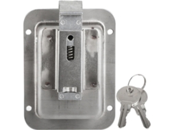 Fechadura De Painel Embutida Antirroubo Para Porta Armário Com Chave.