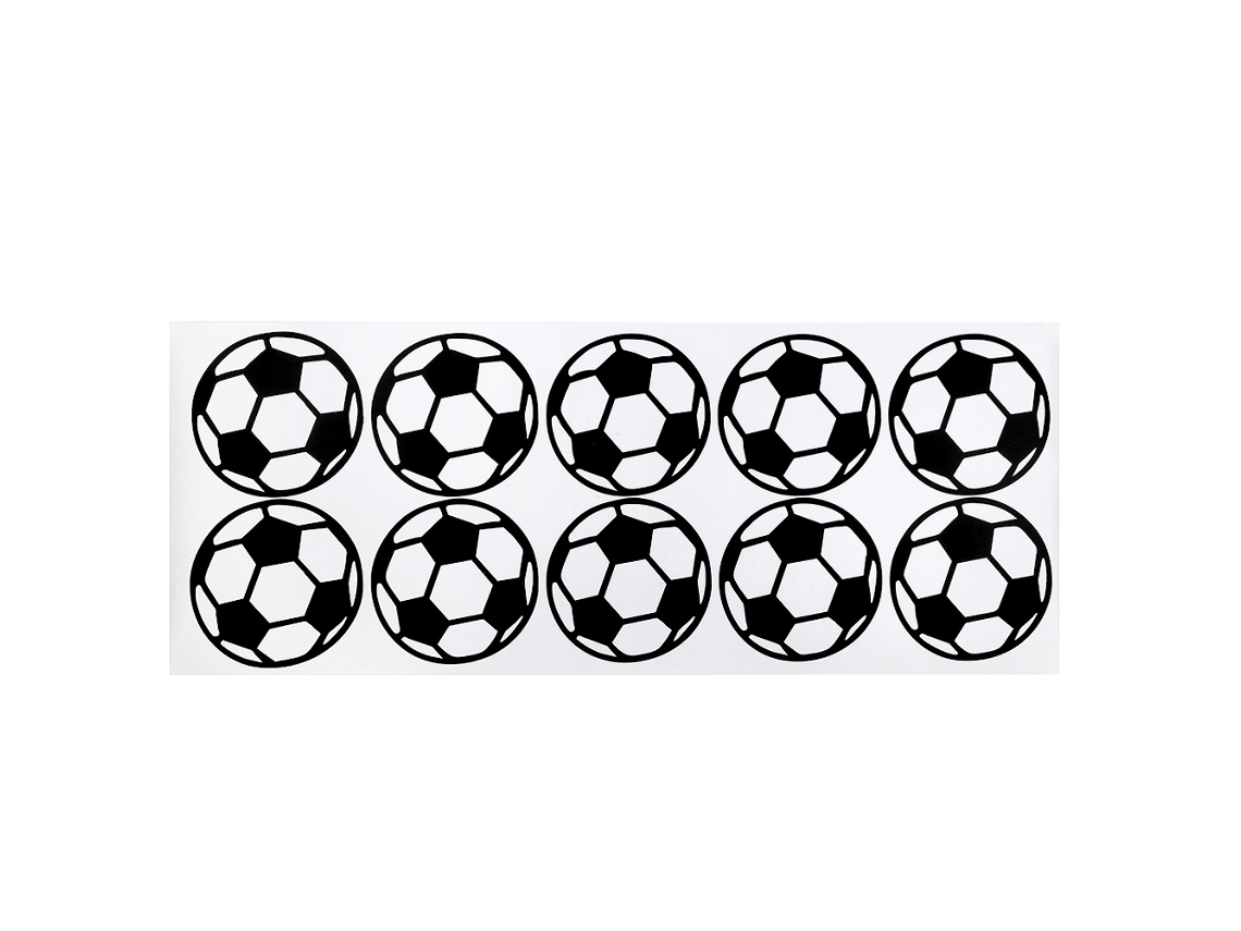 Adesivo de Parede de Futebol Diy Decorativo para Quarto Sala de Estar Casa PVC Removível | S/MARCA