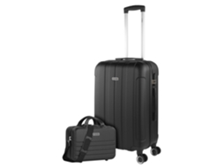 Conjunto de Malas Rígidas ITACA Havel Preto Abs 42X63X24 Cm