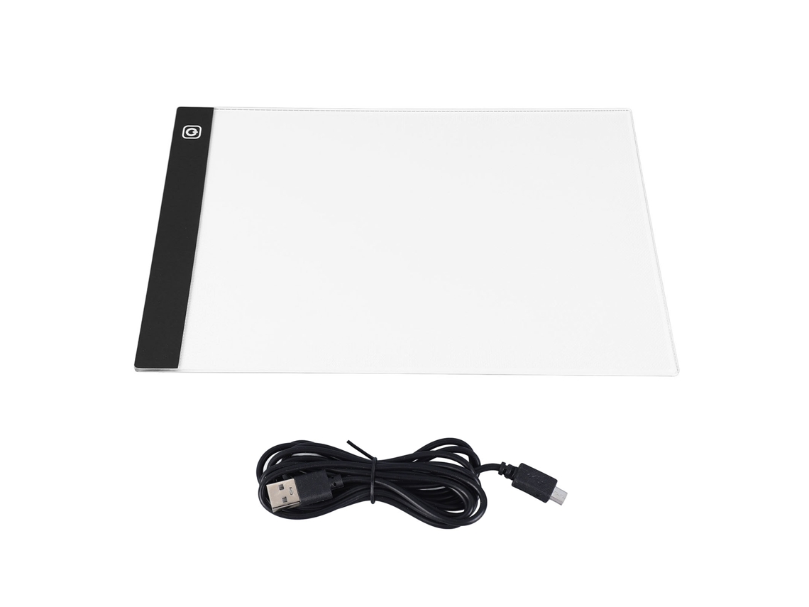 Mesa Digitalizadora A4 com Luz Led, Alimentada por Usb, com 3 Níveis de Brilho, Ideal para Desenho CHABERLU
