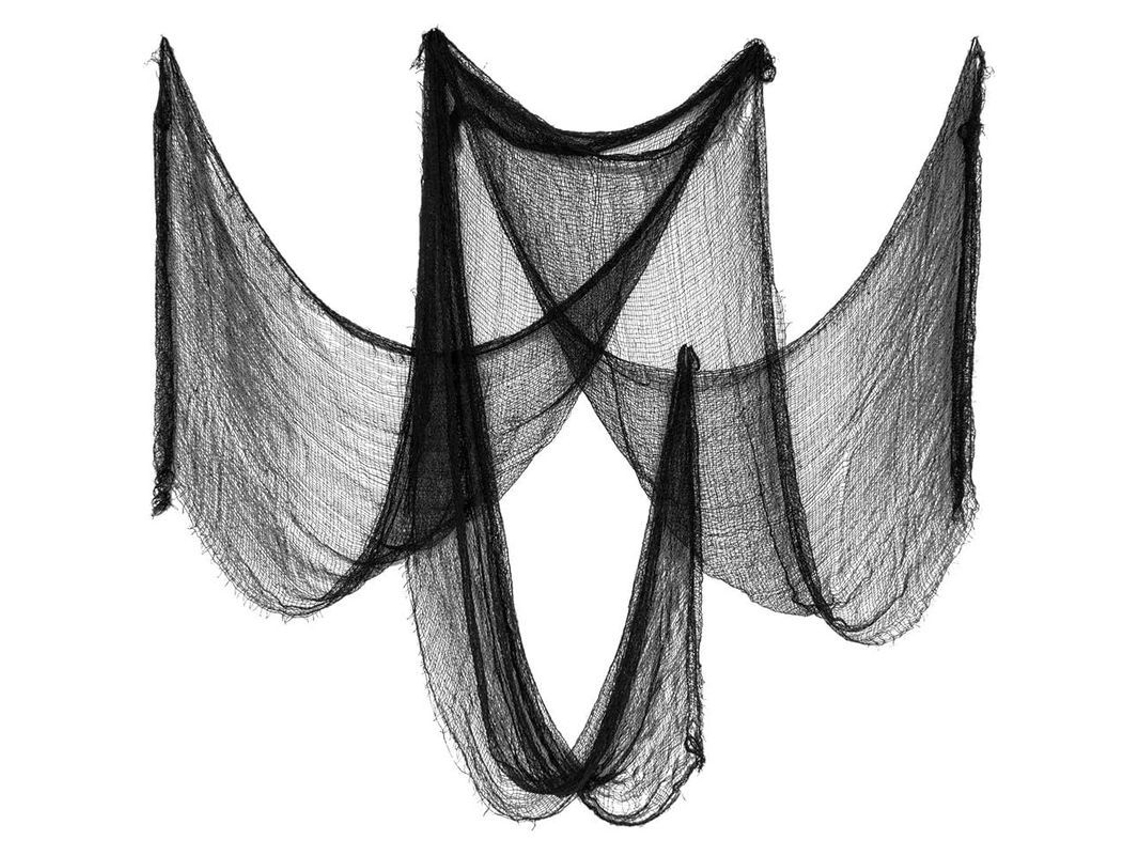 2 Pack Toalhas de Halloween Nova Line, Pretas, Têxteis Espooky, 30x72 | S/MARCA