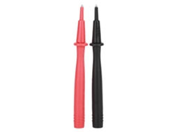 2pcs Sonda de Teste Multímetro P8804, Cobre Galvanizado, Níquel, 2mm, Agulha, Jack Banana 4mm, Vermelho, Preto | S/MARCA