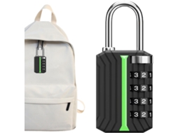 Cadeado De Viagem Glow, Equipamento De Segurança Com Zíper Reforçado, Cadeado Para Bagagem Com Visibilidade, Mecanismo