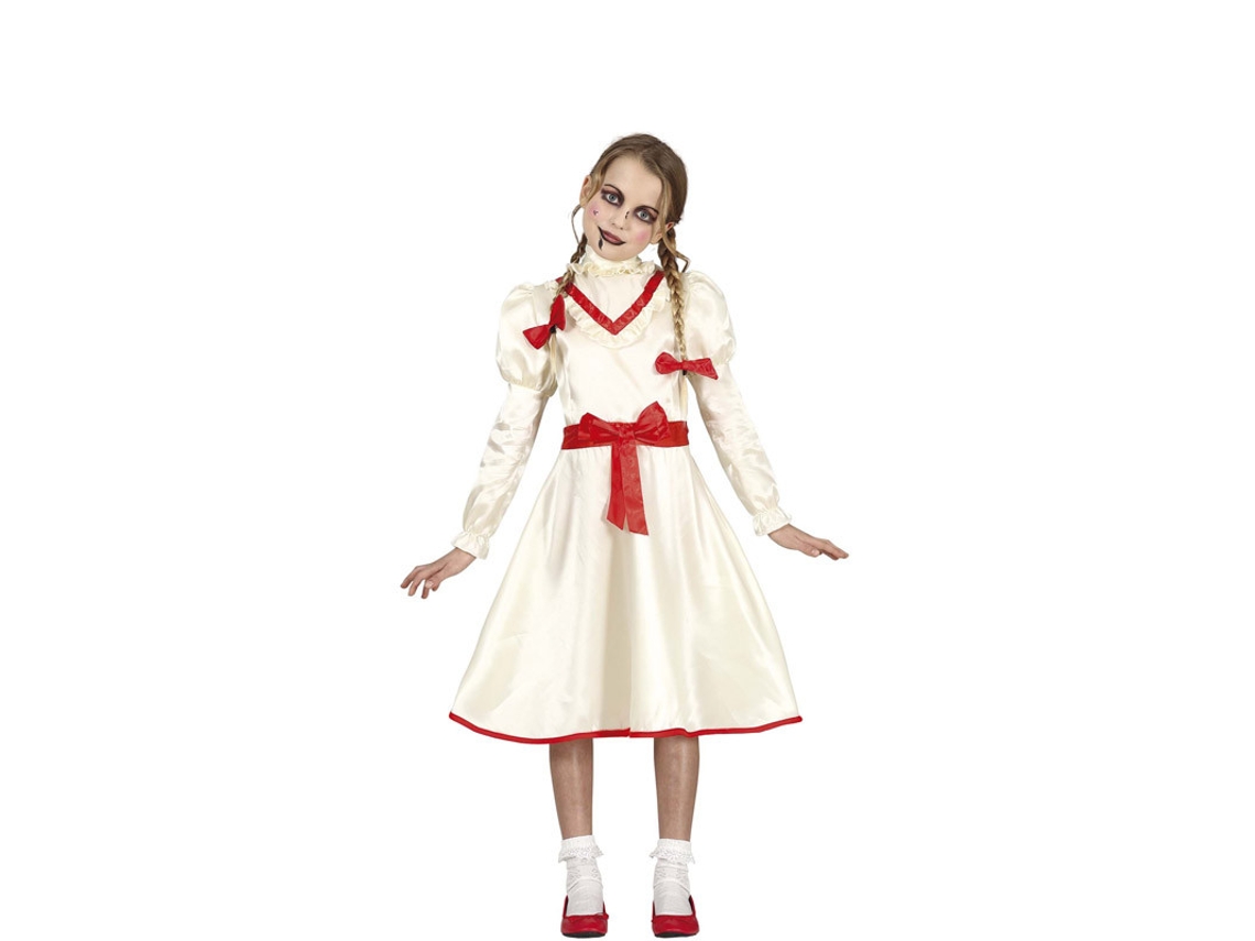 Fato de Menina GUIRCA Boneca Assombrada Com Laços  (5-6 anos)