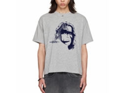 Rockinstone Conan Sketch Drama Heather Gray Adult T-shirt Size:l
