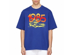Rockinstone Back To The Future Movie Way Ba Solid Royal Adult T-shirt Size:xxxl