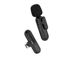 Microfone De Lapela Sem Fio, Mini Fio 2, 4 Ghz Aquaforge