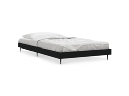 Bed Frame, Bed Frames Vidaxl Preto Madeira Processada (90 X 200 Cm)