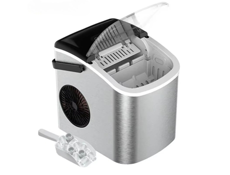 220v 1.2l Máquina De Gelo Portátil, Com Alça De Transporte, Cesta E Colher, Para Casa, Cozinha Eafc