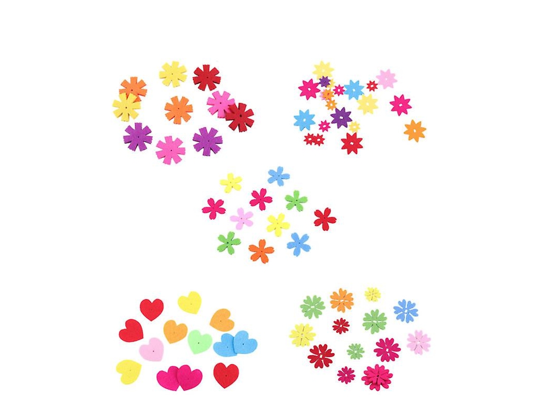 260Pcs Flor Não Tecida ALLINLESS