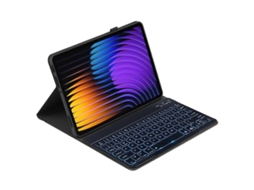 Capa De Couro Para Tablet Xiaomi Pad 7 / Pad 7 Pro 11.2 Com Teclado Retroiluminado Pxd-mi7.