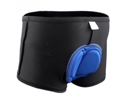 Calções de Ciclismo Masculinos, com Assento Acolchoado em Silicone 3d Espesso, Cor Azul. SIURN (m)