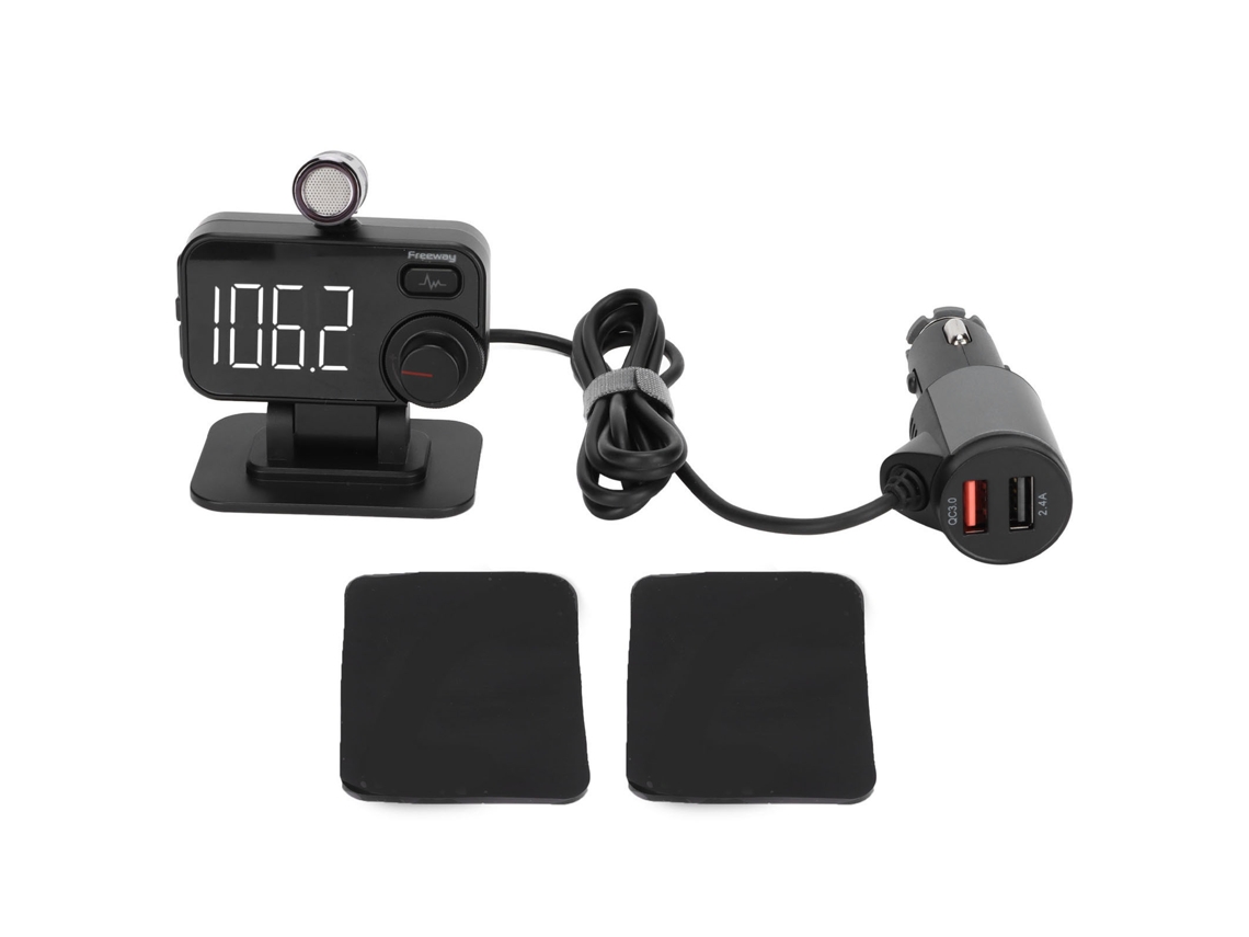 Transmissor FM para carro com Bluetooth 5.0 e carregamento rápido EOOCOO