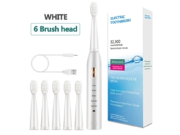 Escova de Dentes Elétrica TRUMSEN X-1 Plus Branco (32000 Rpm - 5 Modos - Recarregável)