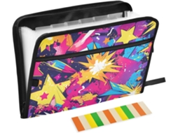 Pasta Expansível Com 13 Bolsos, Tamanho A4 E Carta, Com Fecho De Zíper, Ideal Escola, Casa, Escritório, Sala De