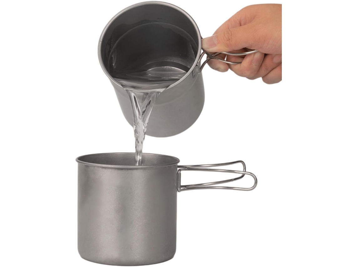 Panela De Camping | 2 Utensílios De Cozinha Em Aço Inoxidável, Panelas De Camping, Acessórios Multif Gokoco