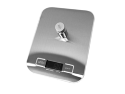 Balança De Cozinha Eletrônica De 5 Kg Em Aço Inoxidável, Digital E Portátil, Ideal Para Cozinhar E Assar. Pesa Em Gramas. Aquaforge