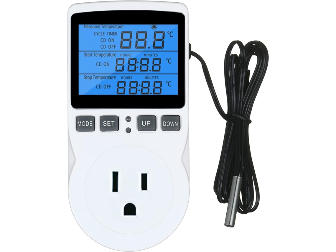 Controlador De Termostato Digital Dalishopp Com Lcd, Controle Para E