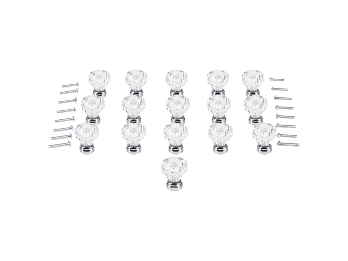 Laxiscreed Alças De Acrílico 25mm, Pacote Com 16 Unidades Para Variadas Utilizações