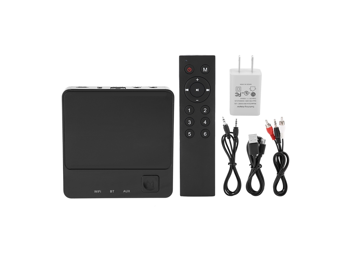 Receptor Wi-Fi e Bluetooth para transmissão de áudio sem perda EOOCOO