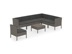 Garden Lounge Set, Garden Lounge Sets Vidaxl Cinzeto Rattan / Vime (n/a)