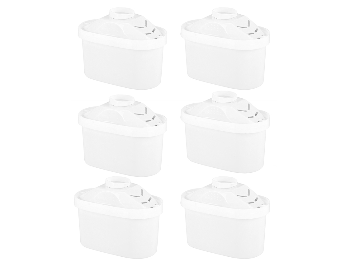 Cartuchos Laxiscreed Para Jarra De Água, Substituição Compatível Com Brita Maxtra, Pacote Com 6 Unidades