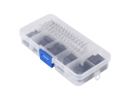 Kit De Conectores De Pinos Laxiscreed Com Terminais Macho E Fêmea Para Jumper Wire E Componentes Variados
