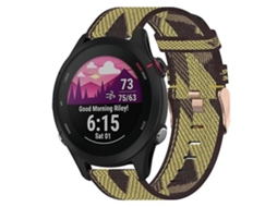 Lurelia Pulseira, Compatível Com Garmin Forerunner 255s 18mm Amarelo