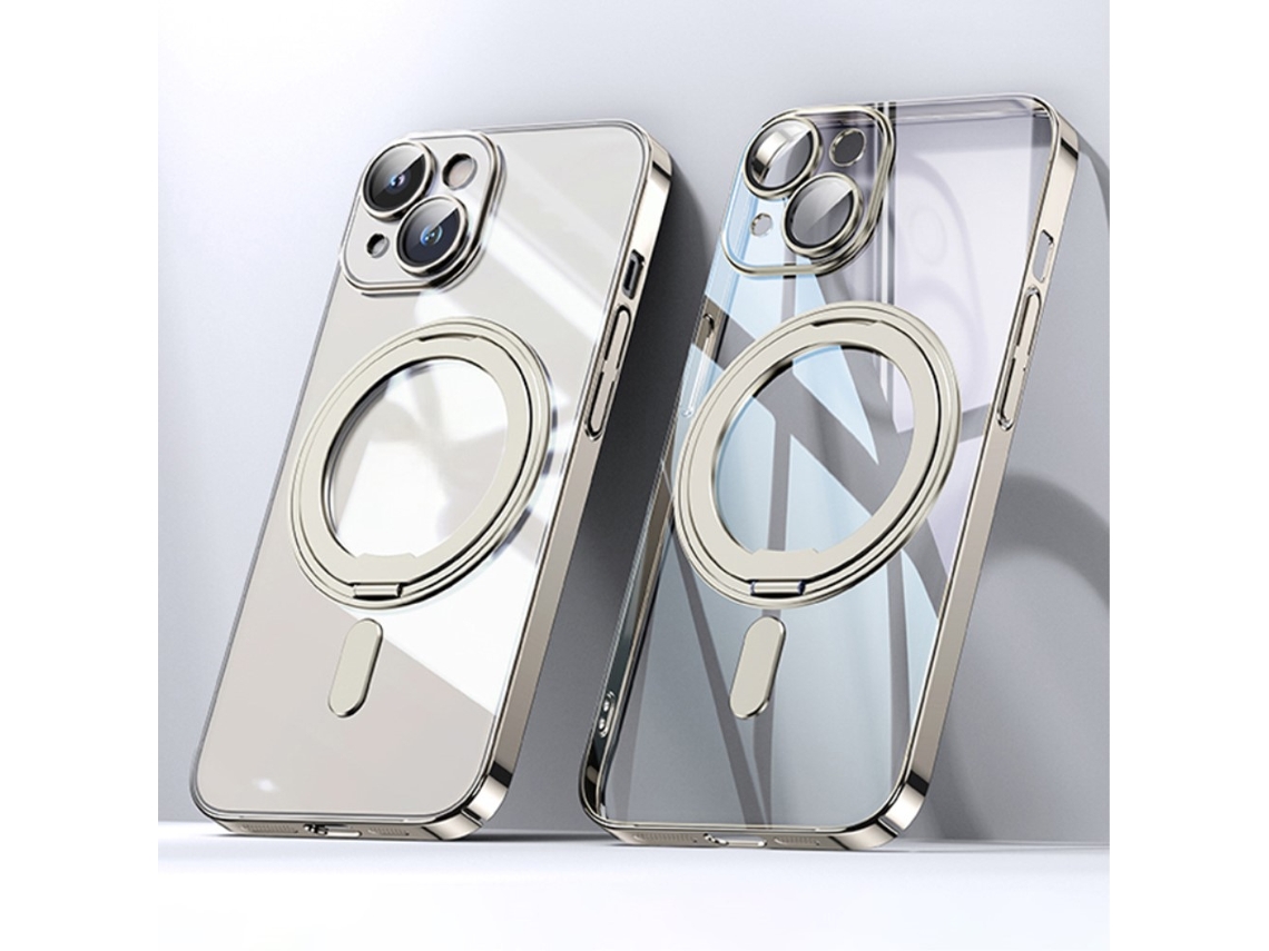 Suporte Casa Para Iphone 13 Magnética Dourado
