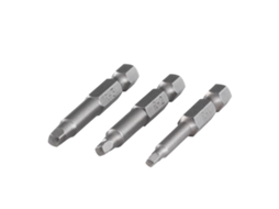 WOLFCRAFT 1266000 1 Conjunto de Pontas de Aparafusadora com 3 Peças Squareplus 1, 2, 3