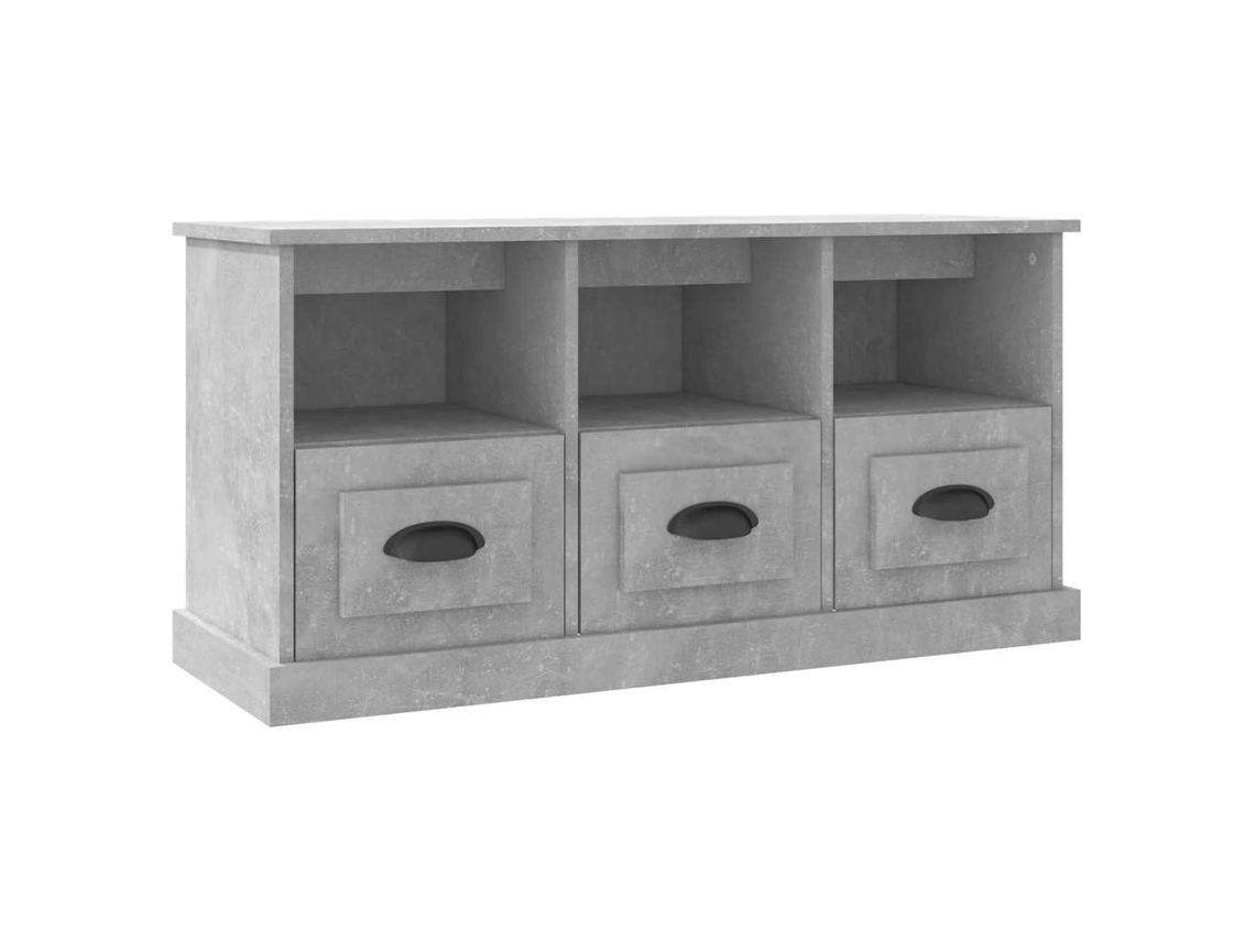 Móvel para TV MAISON EXCLUSIVE feito de madeira e cimento (100x35x50 cm)