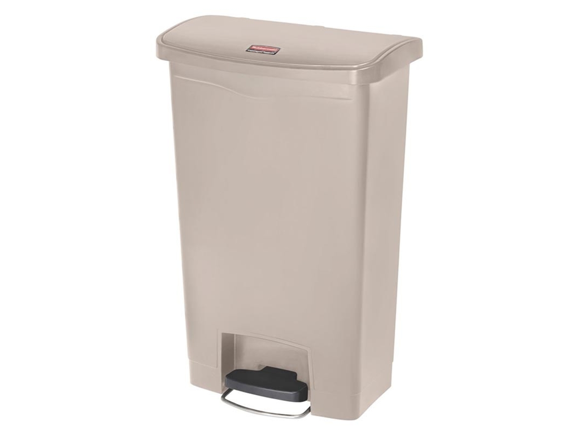 Slim Jim® De Pedal Frontal 50 L De Resina Beige Rubbermaid