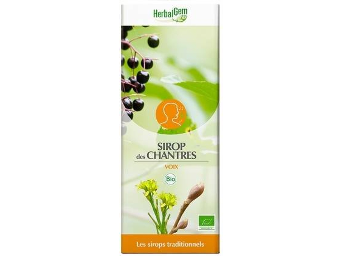 Óleo Essencial HERBALGEM Xarope Cantores Bio - Voz (250 ml)