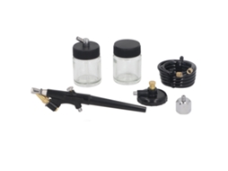 Mini kit de aerógrafo portátil sem fio para unhas, pintura de modelos e decoração de bolos, ação simples, 0,8 mm