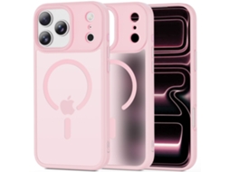 Capa Tech-protect Magmat Para Iphone 17 Pro Magsafe Rosa Fosco Alta Proteção
