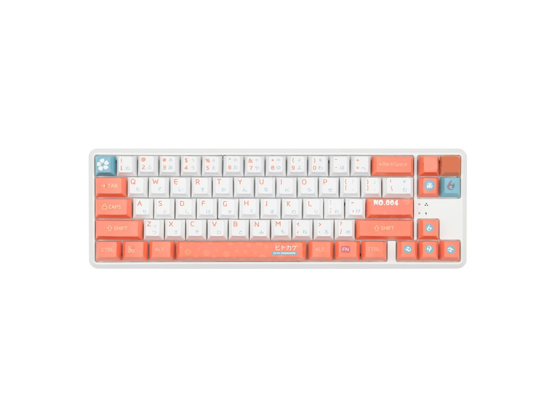 Teclas PBT japonesas pequenas Fire Dragon para jogos