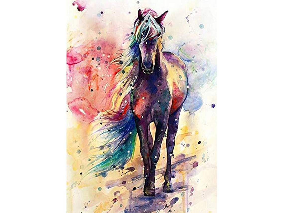 Kit De Pintura De Diamantes 5d Diy Adulto 2025 Cavalo De Corrida Para Decoração Residencial