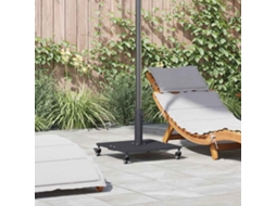 Vidaxl Base Para Chapéu De Sol 26.8 Kg Cinzento-escuro Quadrado