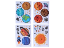 Papel de parede autoadesivo Baok DIY com estrelas cósmicas para decoração de parede de sala de estar.