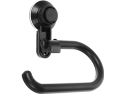 Suporte Para Papel Toalha Com Ventosa Abaodam Em Abs Preto, Com Design Compacto Para Cozinha E Atrás Da Porta, Prático E