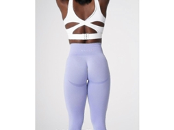 Leggings Sem Costuras Nvgtn: Contorno De Curvas, Bola De Beijo, Alto Cintura E Conforto Para Treino Periwinkle