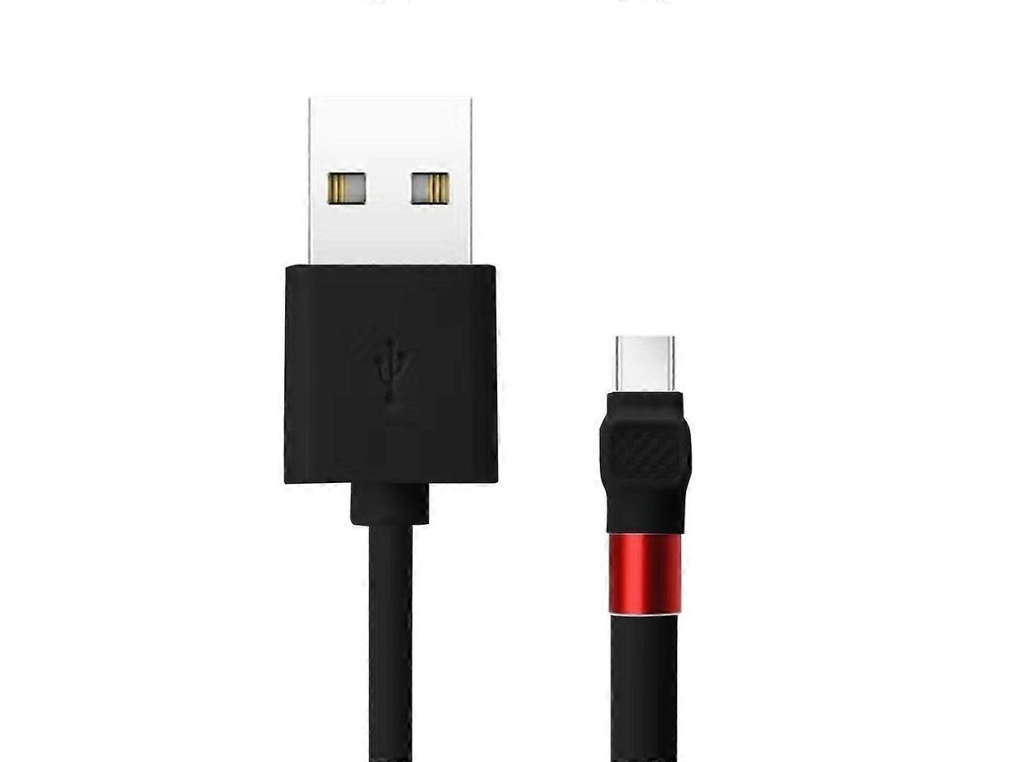 Lurelia Cabo Usb Micro Para Usb-c, Carregamento Rápido, 2 Em 1, 2.4a, Preto, Telemóveis