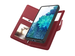 Capa Carteira Para Samsung Galaxy S20 Fe Anti-rfid Com Capa Removível