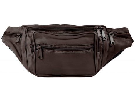 Bolsa de Cintura LEONARDO VERRELLI em Pele Genuína